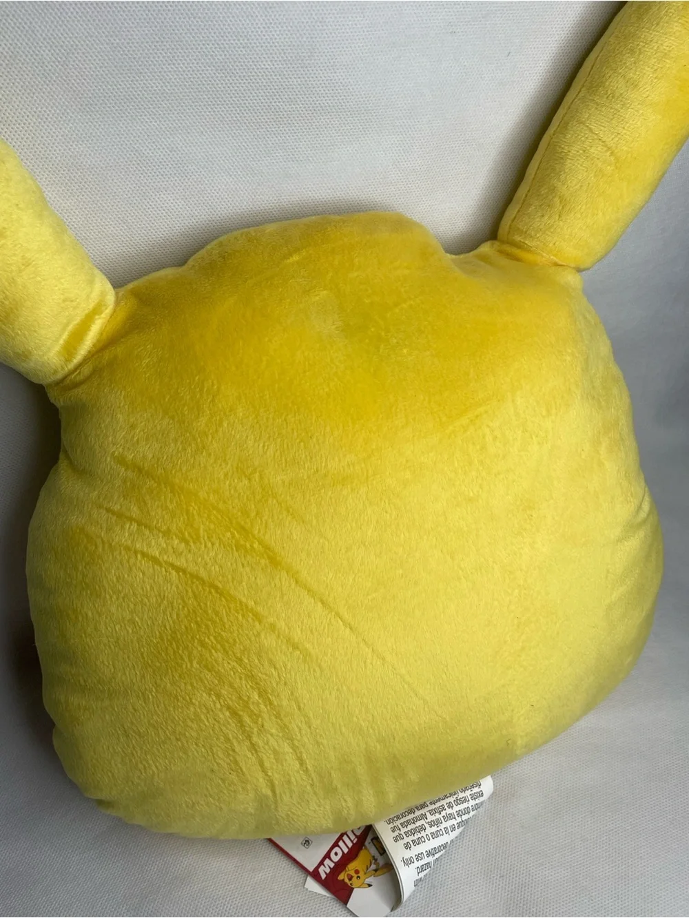 Pokemon Go Pikachu Go Face Plush Pillow 12” x 12” Big Ears Pikachu Franco Toys